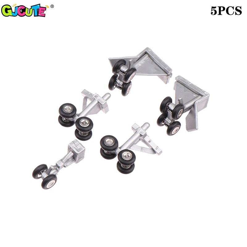 5Pcs/set B747 A380 Aircraft Airplane Airliner Model Landing Gear Wheels And Stand Base Accessories Display