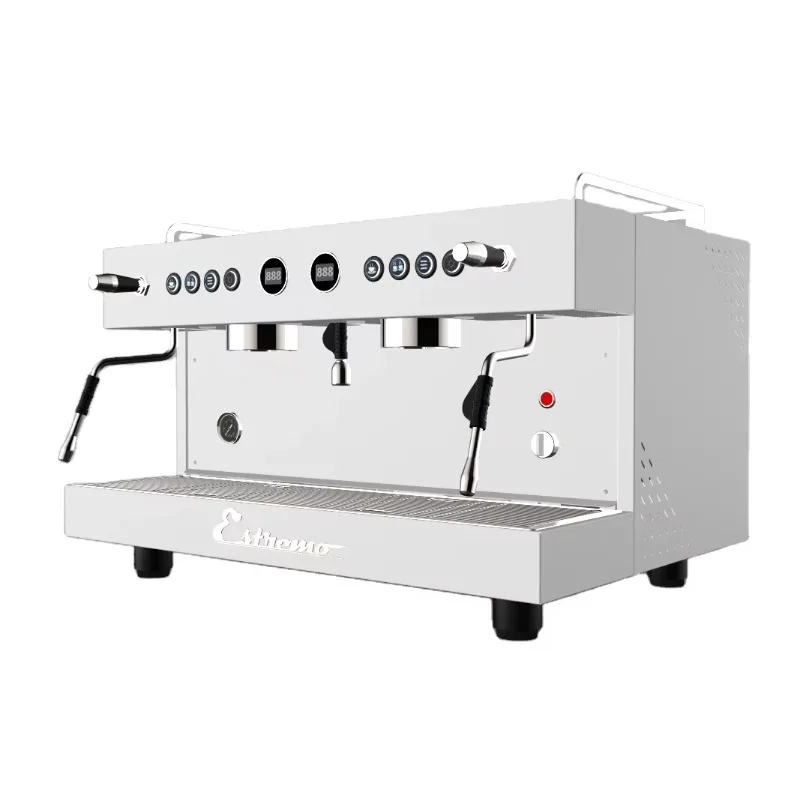 High Quality Dual Group 11L Boiler Electric Control Commercial Espresso Machines