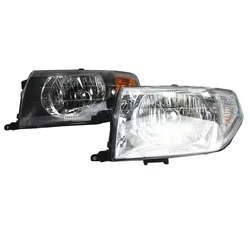 1 Pcs Chrome or Black Manual Head Lights for Pajero IO MR964897 Front Signal Lamp for Montero MR586045 Pinin L or R
