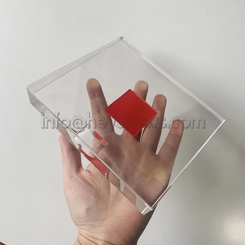 Acrylic Price Tag Holder, Transparent Sign Base, Huawei Label Display Stand, Mobile Phone, Retail Shop or Supermarket on Desk