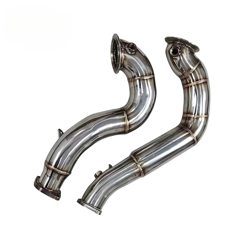 High quality Performance hot sellin Stainless Catless Exhaust Downpipe without Heat Shield for BMW E90/E91/E92/E93 335i N54