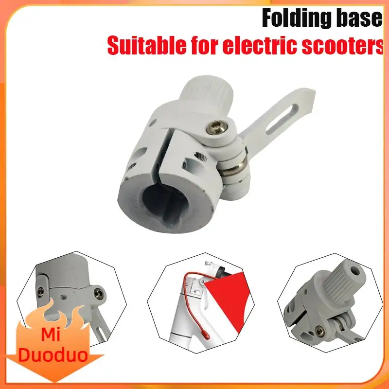 

High strength scooter pole folding assembly anti breakage and anti loosening safety locking