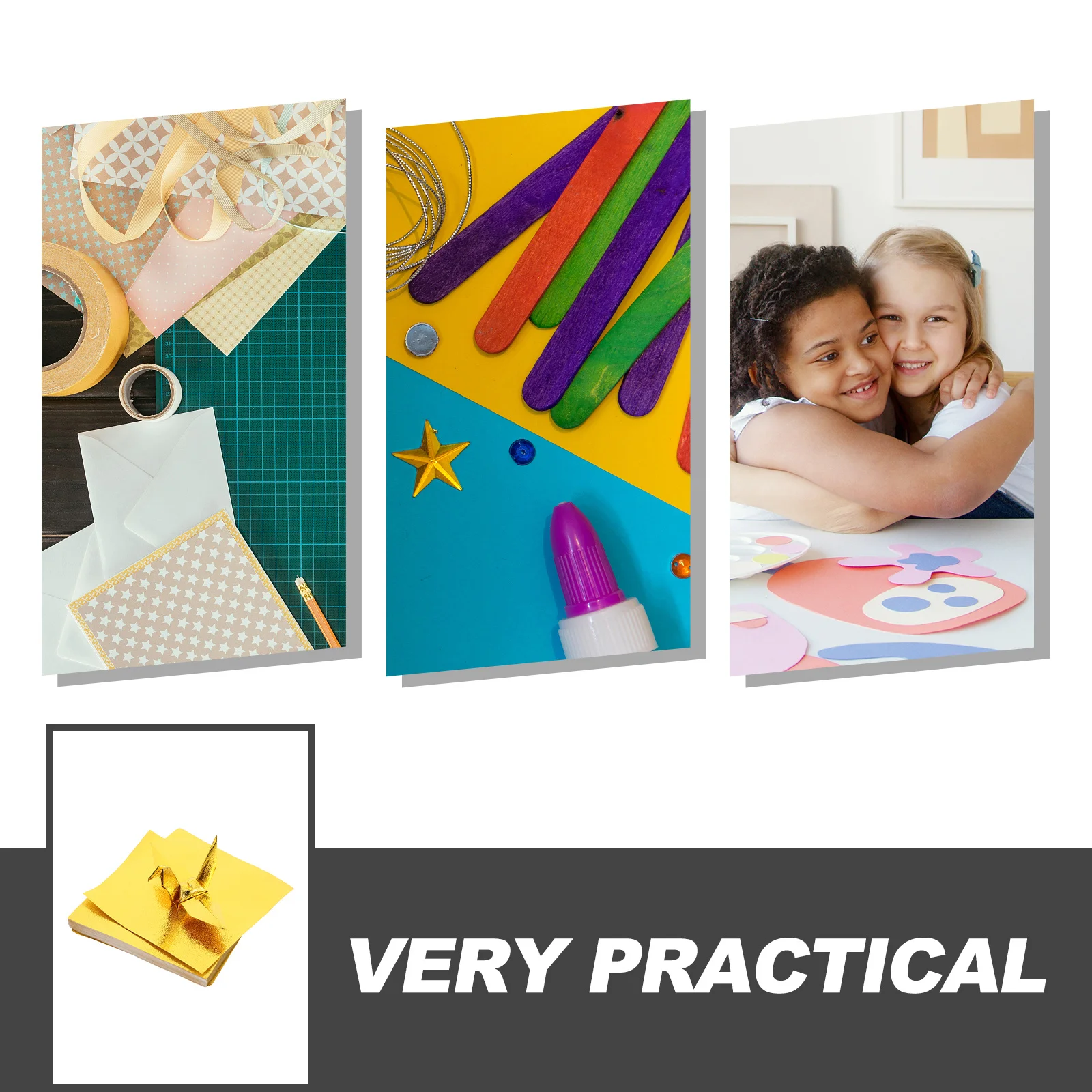 100 folhas de papel origami pérola cor prata quadrado diy papel dobrável criativo artesanato suprimentos decoração de presente artesanal