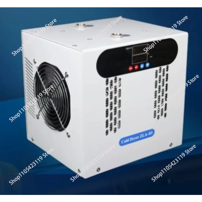 220V Refrigerated Air Dryer with Water Separator Filter, Compact Compressed Air Dryer for Small CMM Air Compressor, Industrial R