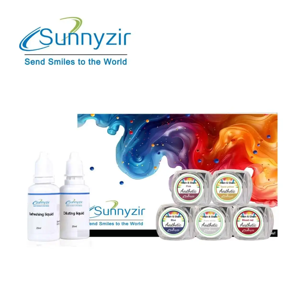 

Паста для глазурирования 5г, флуоресцентные красители для фарфора, для окрашивания и глазурирования циркония в стоматологии