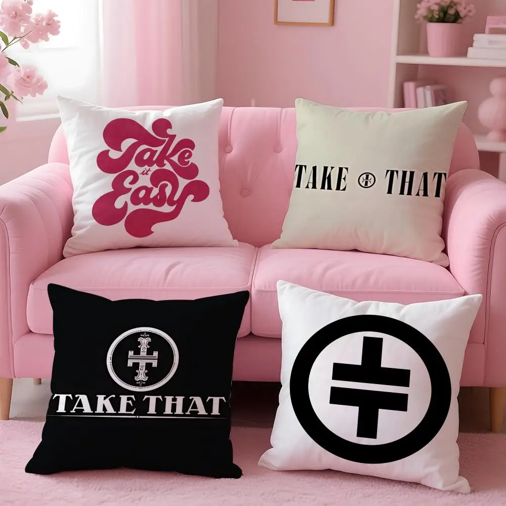 pop Take That Cushion Cover Cushion Cover Set 4Pcs 50x50 45x45 40x40 Pillowcase Decorative Sofa Home Decor