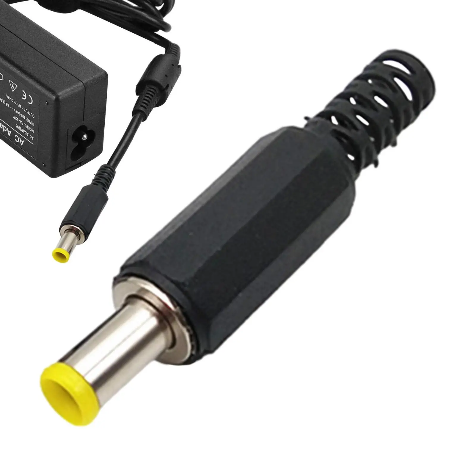 6.0mm/6.4mm 노트북 전원 플러그 DC 커넥터 DC 노트북 어댑터 잭 용접용 DC 플러그 핀 포함 노트북용 DC 팁