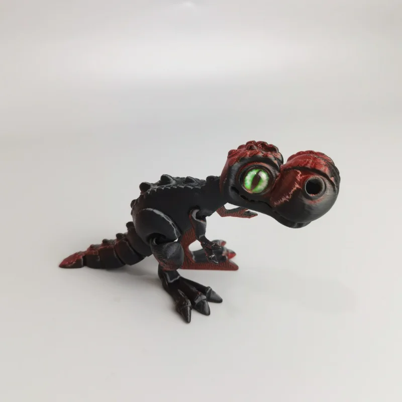 3D พิมพ์ Tyrannosaurus Rex ไดโนเสาร์ที่สมจริงรุ่น Jointed Full Movable ของขวัญวันเกิดสัตว์ที่สมจริงตกแต่งเดสก์ท็อป