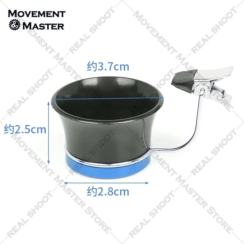 Máscara de olho, armação de óculos fivela lupa relógio jóias clipe em óculos uso 10 vezes, ferramenta de reparo de relógio