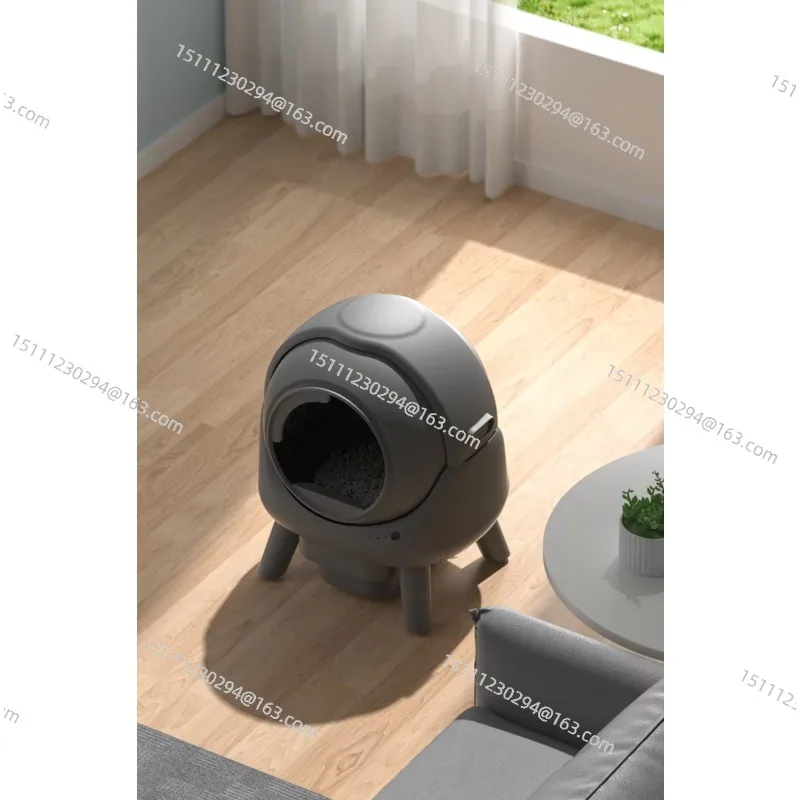 50L Safety Anti-Pinch Smart Cat Toilet Intelligent Self Cleaning Litter Box for Cats