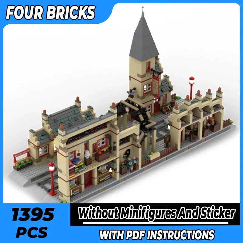 

Movie Model Moc Building Bricks Hogsmeader Station Extension Technology Modular Blocks Gifts Christmas Toys DIY Sets Assembly