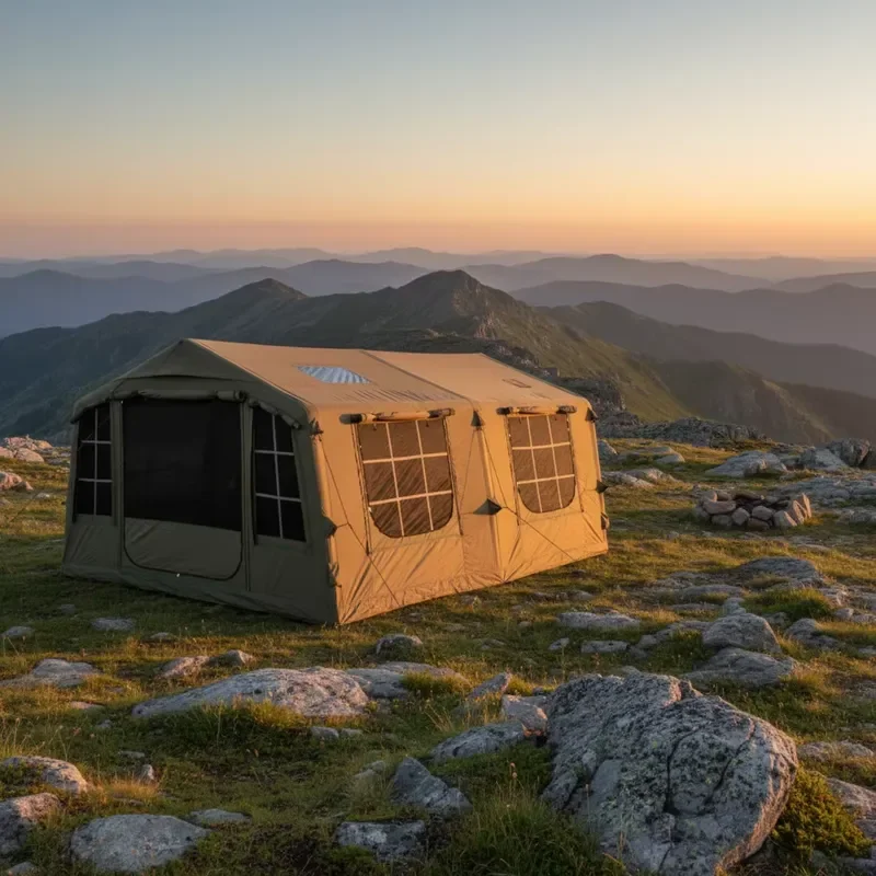Lightweight Inflatable Camping Tent Waterproof Windproof for Backpacking & Wild Camping