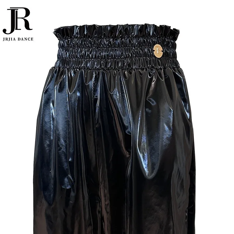 customized JIR with high waist sweat wicking slimming pants Latin dance training clothes locked temperature silver coated waist image 6