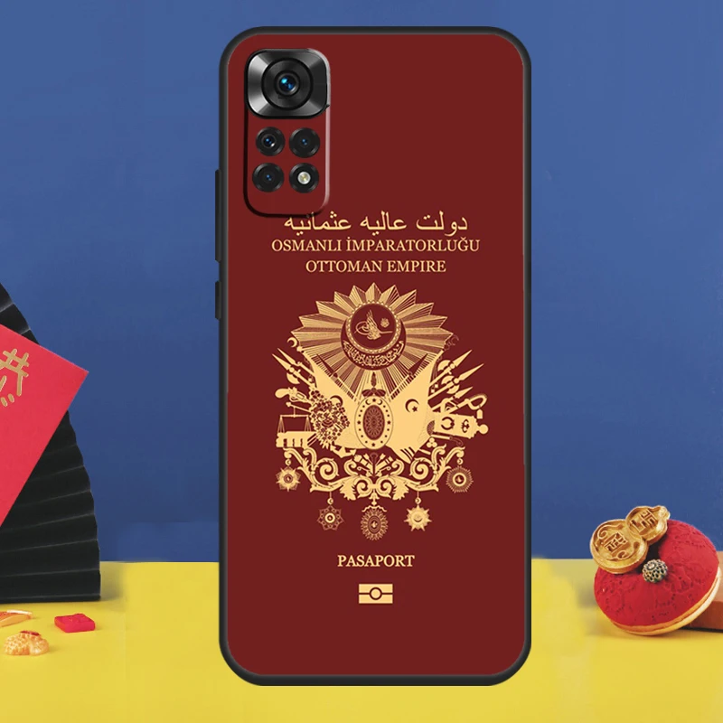 Coat of Arms of Ottoman Empire Phone Case For Xiaomi Redmi Note 11 Pro Note 10 Pro 12 8 9 Pro 9S 10S 11S 12C 9C 10C Funda