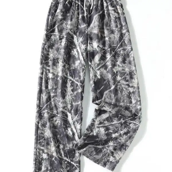 

Повседневные мужские и женские свободные брюки с камуфляжным принтом, прямые брюки с высокой талией, солдатские брюки-зонтики, нейтральные G