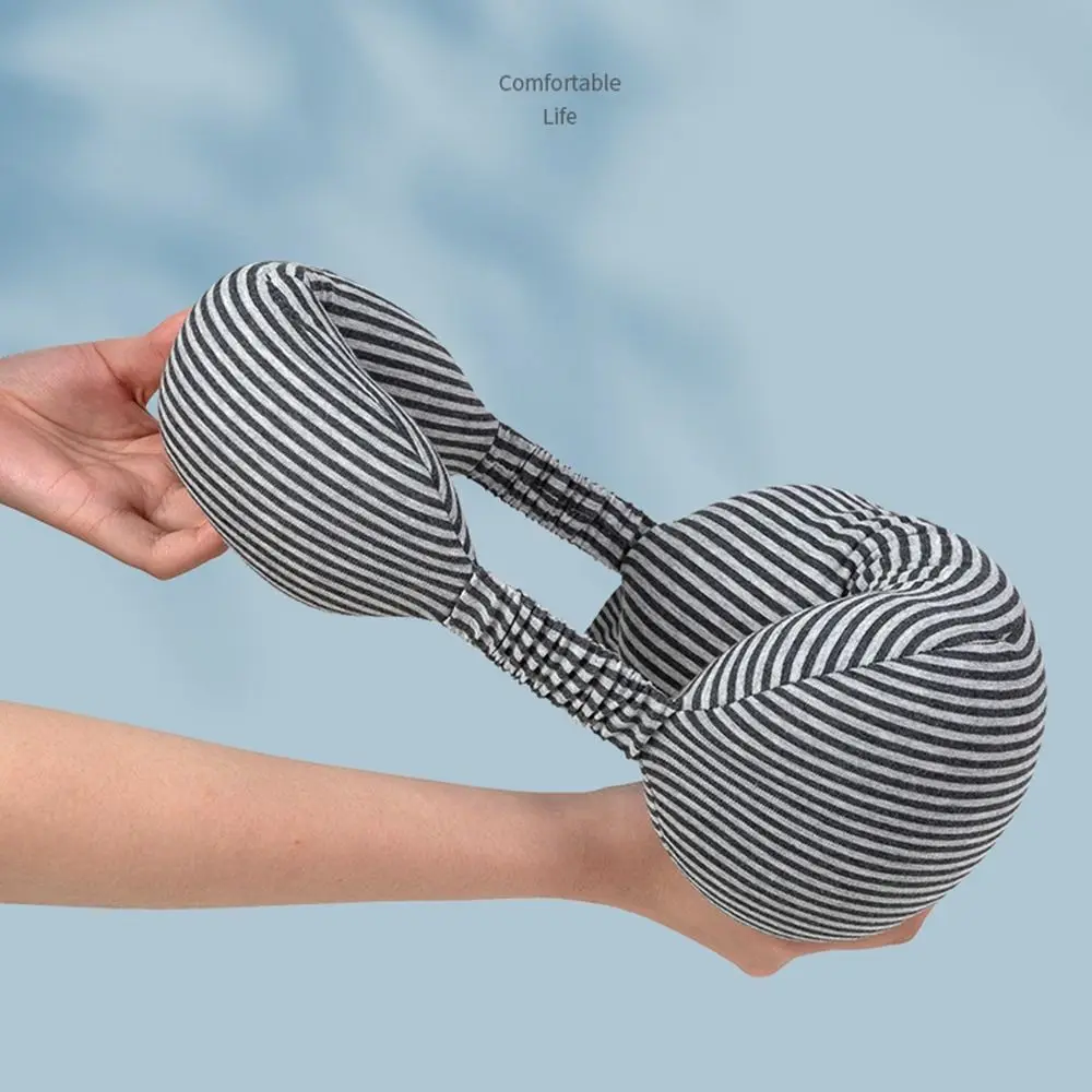 Hot Memory Foam 2 in 1 Neck Pillow Cotton Adjustable Eye Sleep Mask Travel Pillow for Women and Men