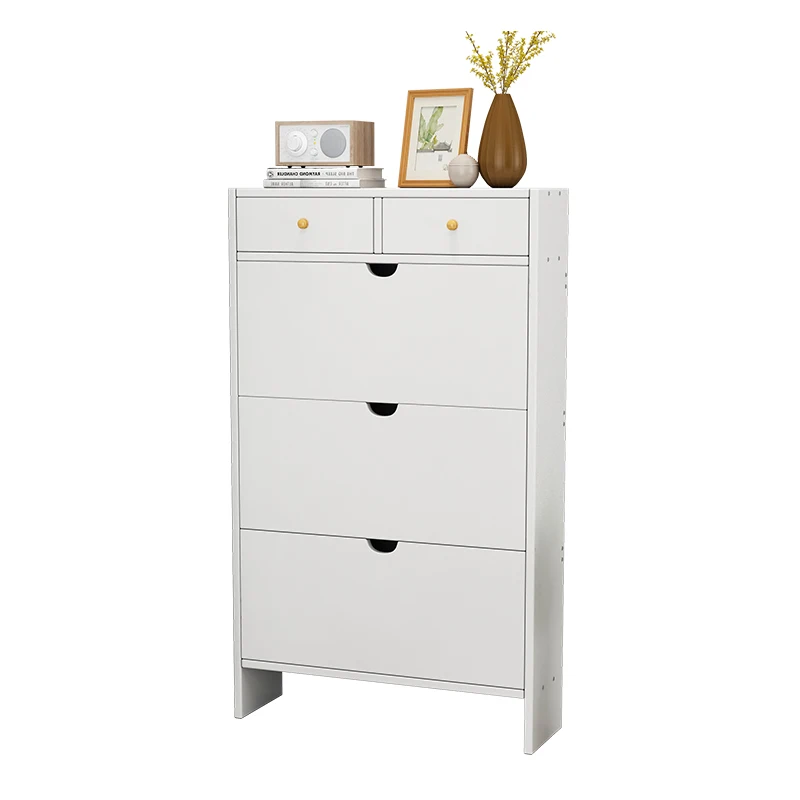 

Direct Black Shoe Storage Organizer Living Room Furniture Wooden Panel Shoe Cabinets