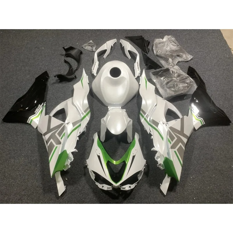 

AA/Shukerr Moto ABS пластик комплект обтекателя мотоцикла спортивный кузов для мотоцикла подходит для Kawasaki Zx-6R 2024 Zx-6R 636 Zx6R 2024 белый