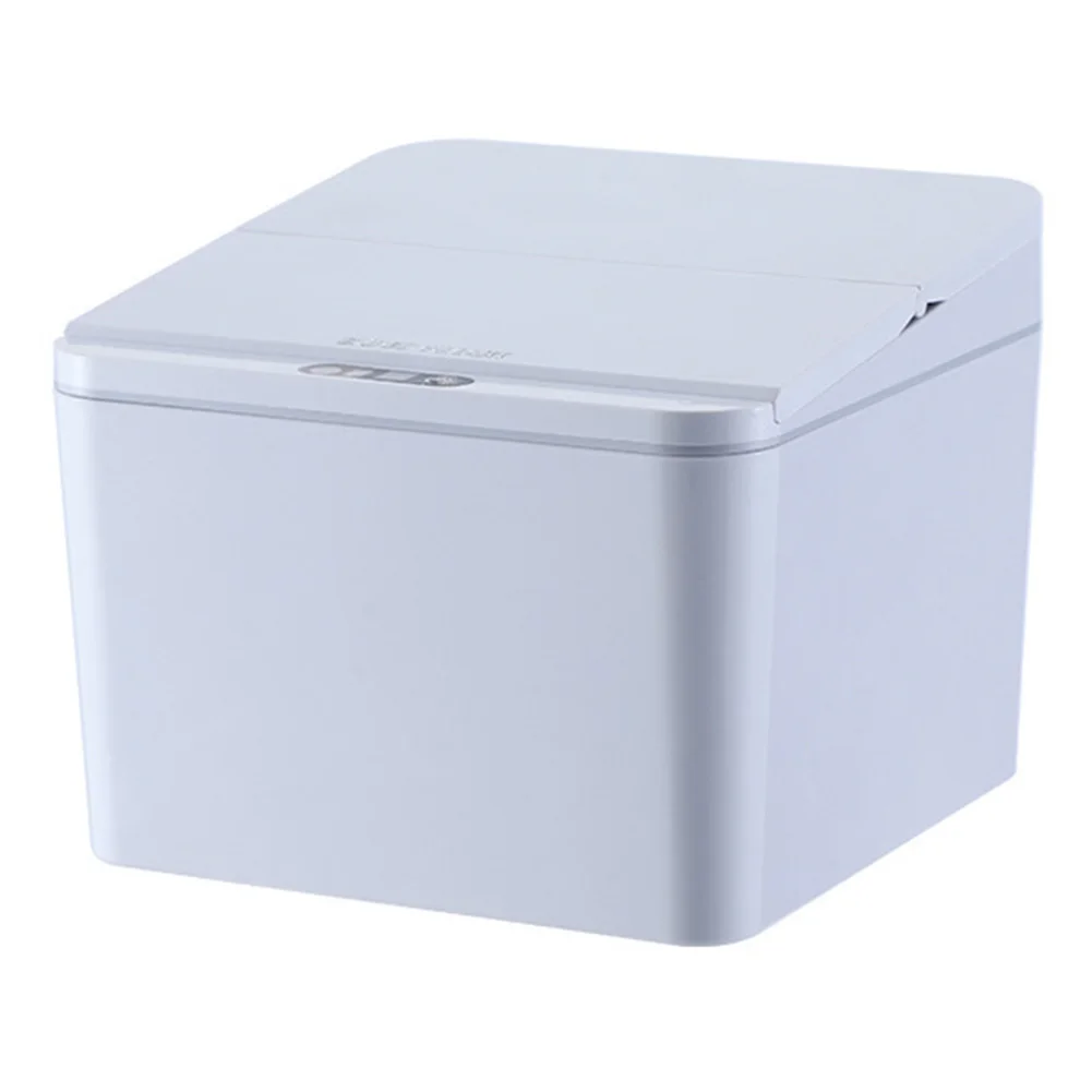 4L Sensor Smart Trash Can with Lid Storage Bucket Battery/Rechargeable for Home Office Portable Automatic Garbage Bucket