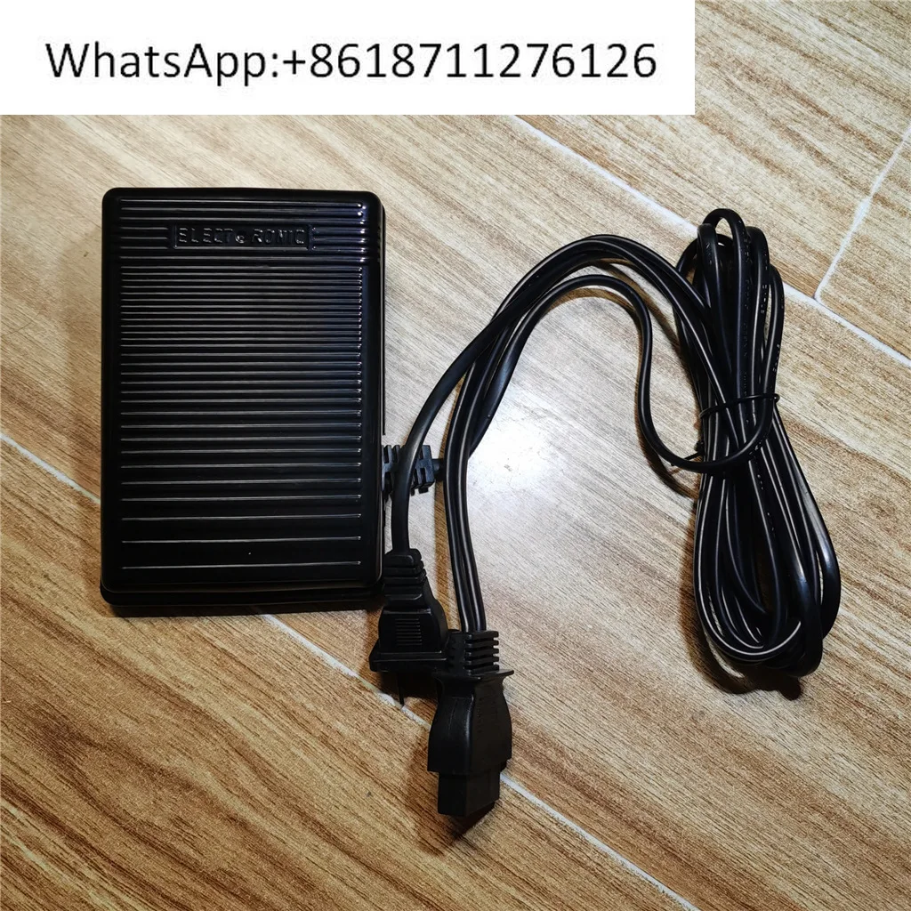 SINGER SINGER Butterfly JUKI maquinaria pesada máquina de coser Original Pedal ropa controlador de pie de coche cable de alimentación
