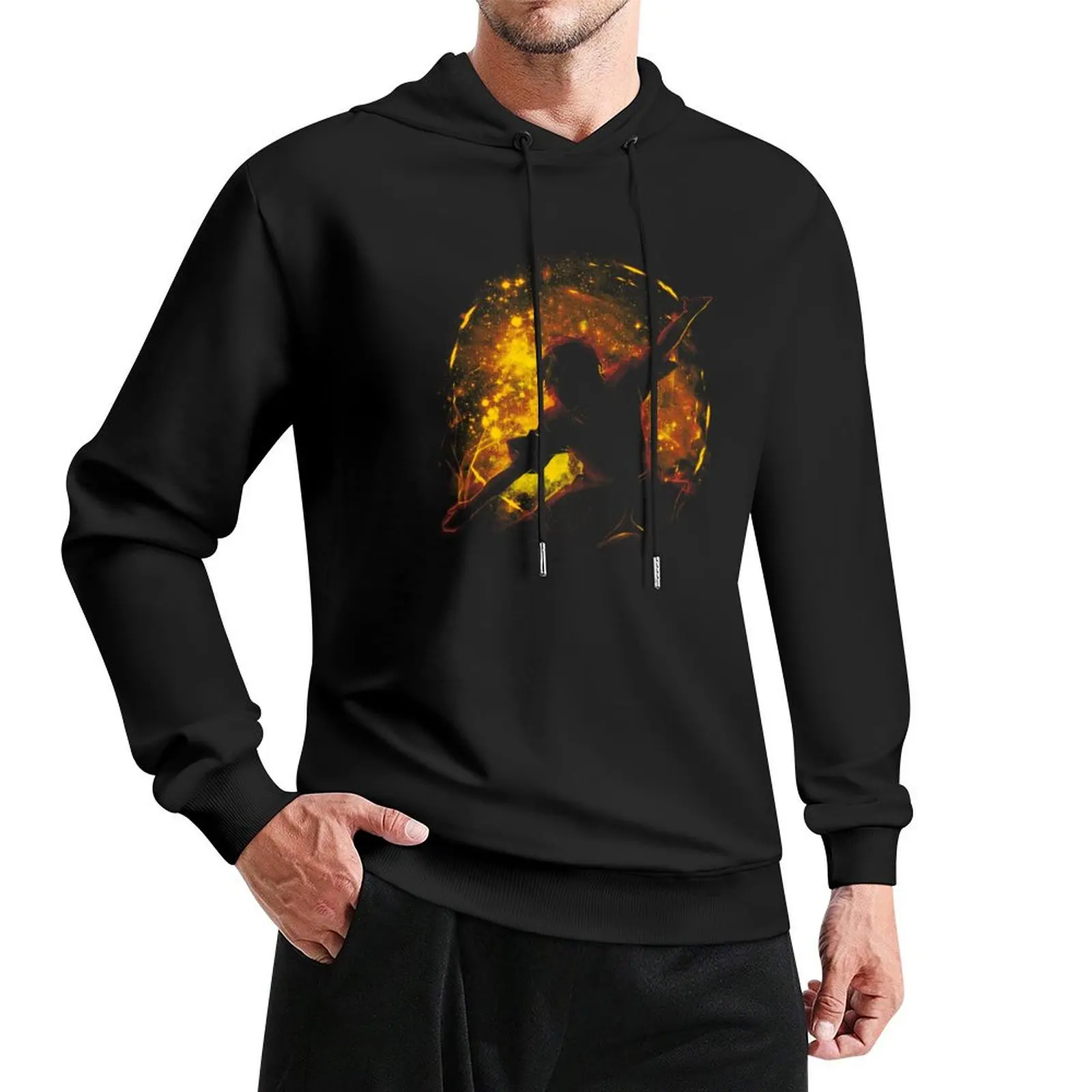 

galactic prince of fire Pullover Hoodie autumn men's autumn clothes streetwear men big size hoodie