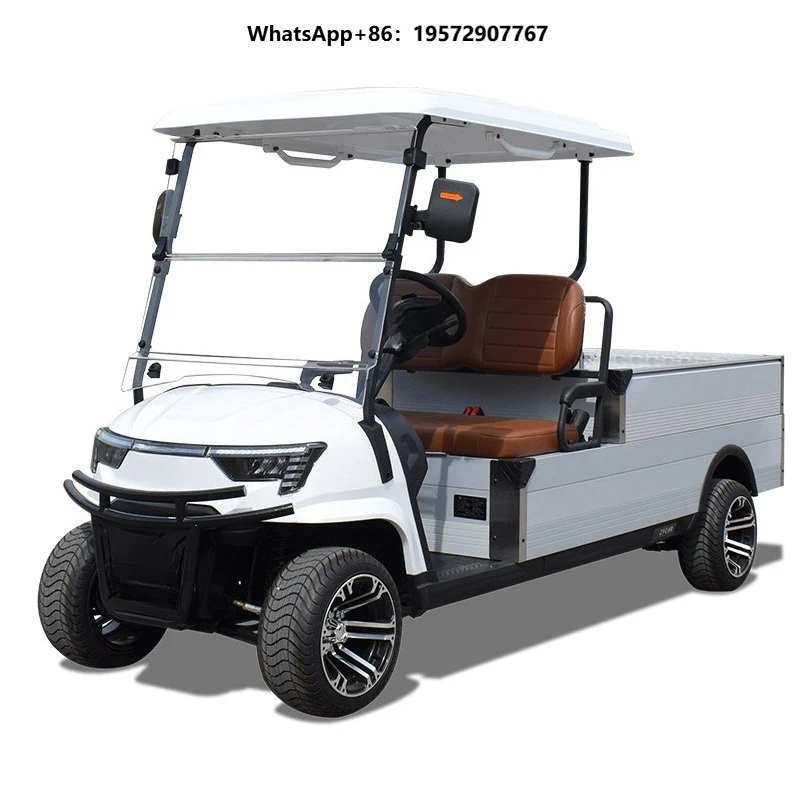 2 Seats CE Certified 72V Lithium Battery Electric Golf Cart With Cargo Box