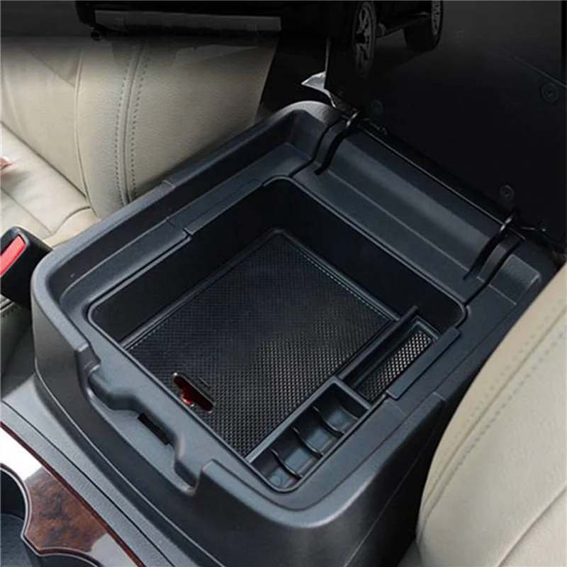 Car Armrest Center Console Glove Storage Box Tray Organizer for Mitsubishi Pajero Sport 207-2018—L49A