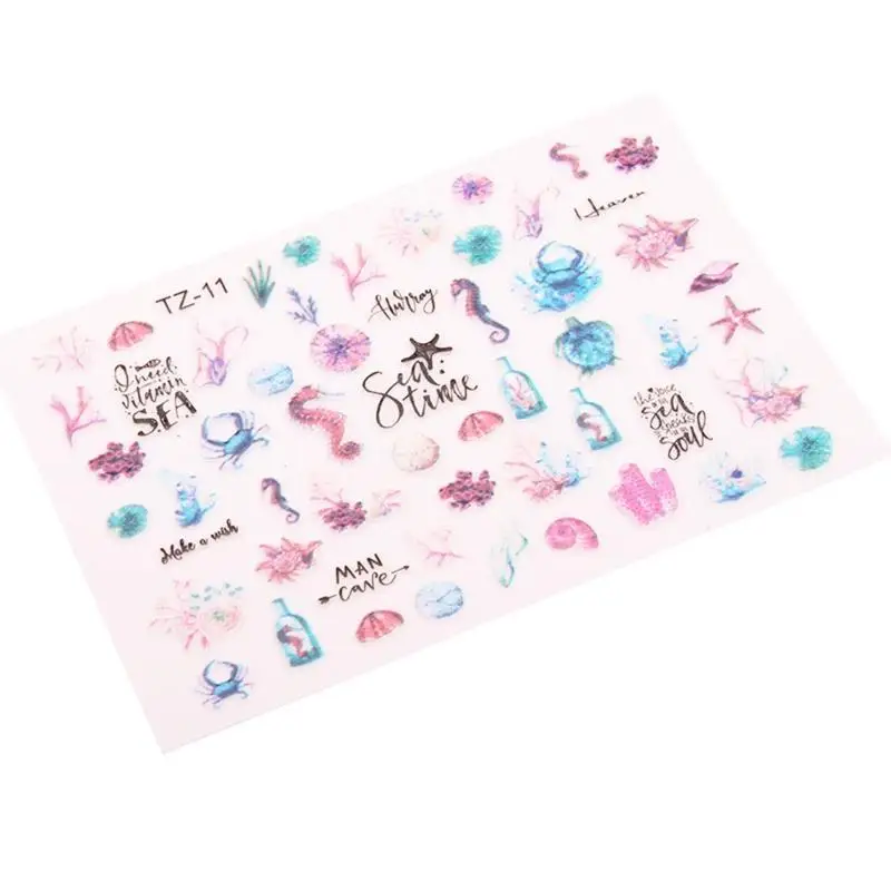 A52E Crystal Epoxy UV Diy Stickers Accessories Jewelry Flowers Animals English Blessings Alphanumeric Stickers for Gifts