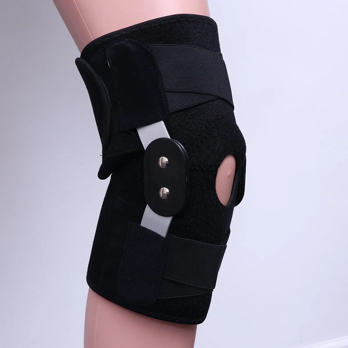 

Регулируемый черный наколенник, универсальный наколенник для занятий спортом, баскетболом, футболом, бегом, поддержкой суставов, предотвращения травм