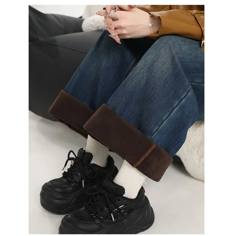 Women's Y2K Loose Jeans Casual Slim Fit Denim Pants Vintage Wide Leg Trousers Relaxed Baggy Jeans for Casual Wear