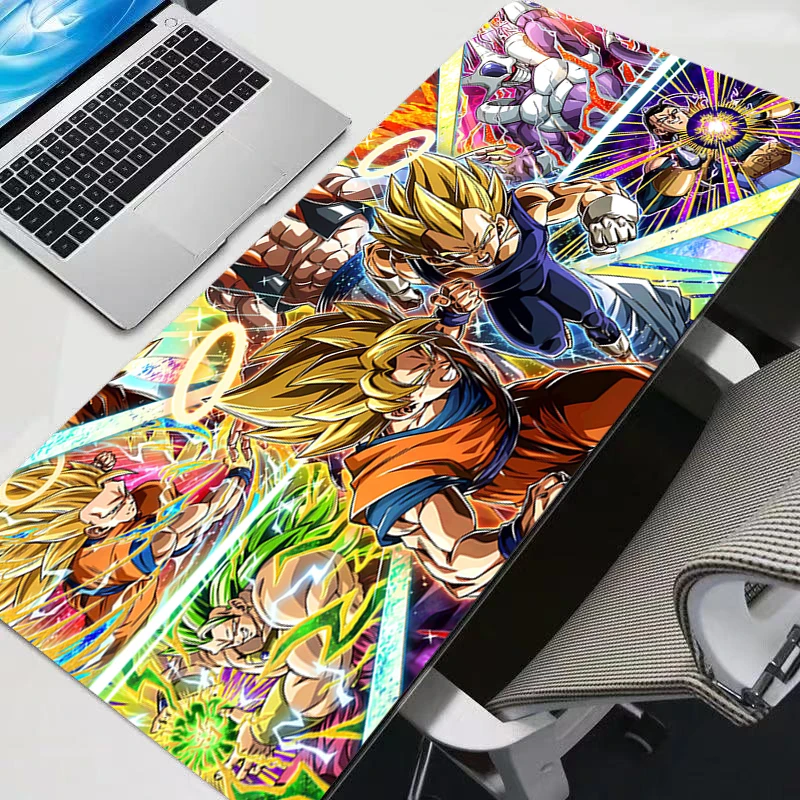 Dragon Ball Z Kawaii DBZ Mouse Pad Anime Cute Girl Gabinete Gamer Tapete de mesa de computador Teclado Acessórios para jogos Mousepad