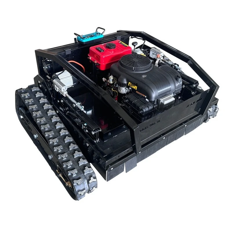 Unmanned Remote Control Crawler Mowing Robot Automatic Multifunctional  Small Brush Cutter Industrial Grade 24v Voltage