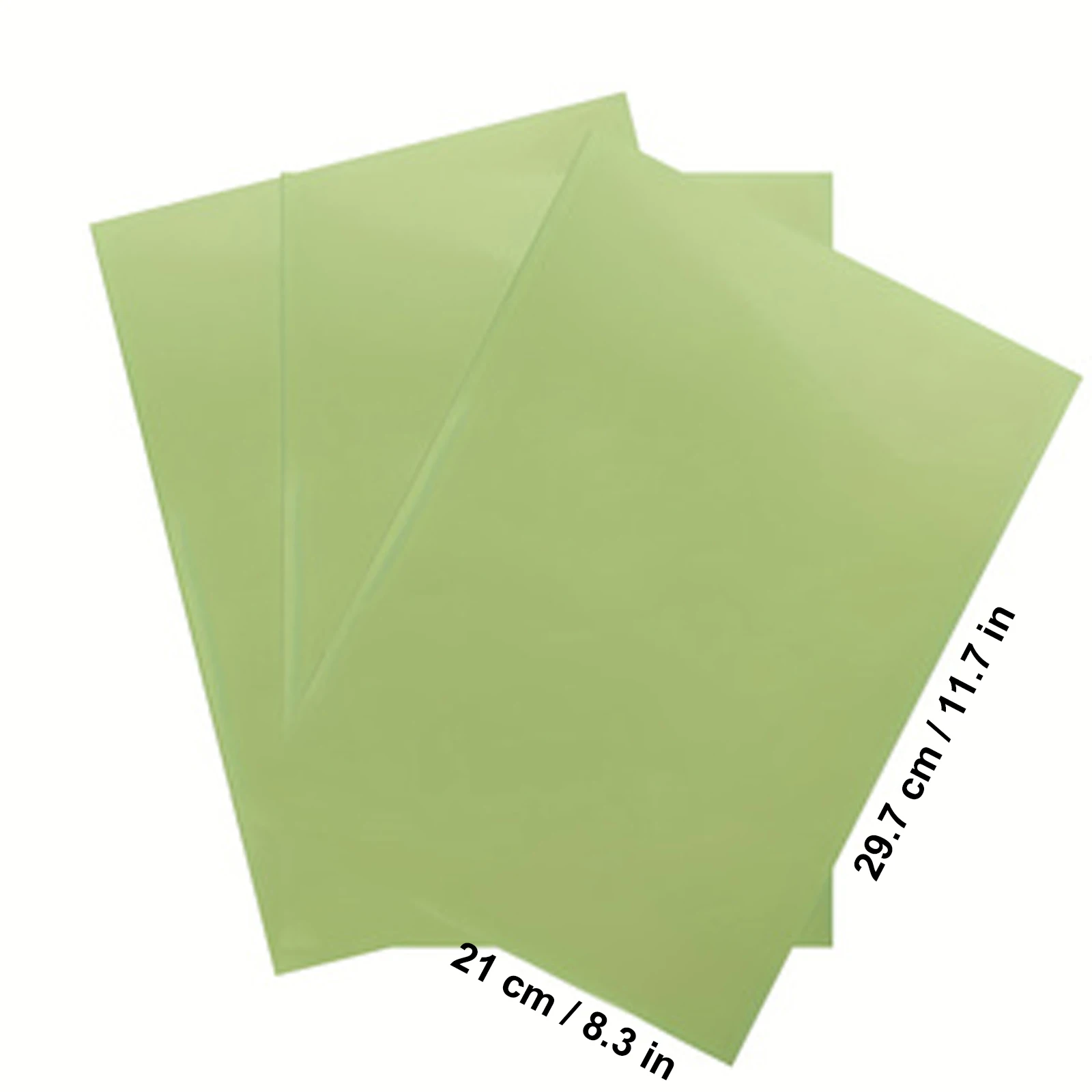 A4 Size Glow in The Dark Printable Vinyl Sticker Paper for Inkjet Printers Home Decoration DIY Waterproof Sticker Paper