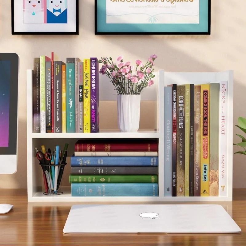 simple-student-desk-bookshelf-office-storage-rack-children's-desktop-small-bookcase-space-saving-organizer