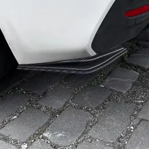 

2 шт. для BMW F20 1 серии 118i 120d 120i 125i M Pack 2015-2019 LCI задний бампер боковые разветвители диффузор и накладка на выхлопную систему для автомобиля