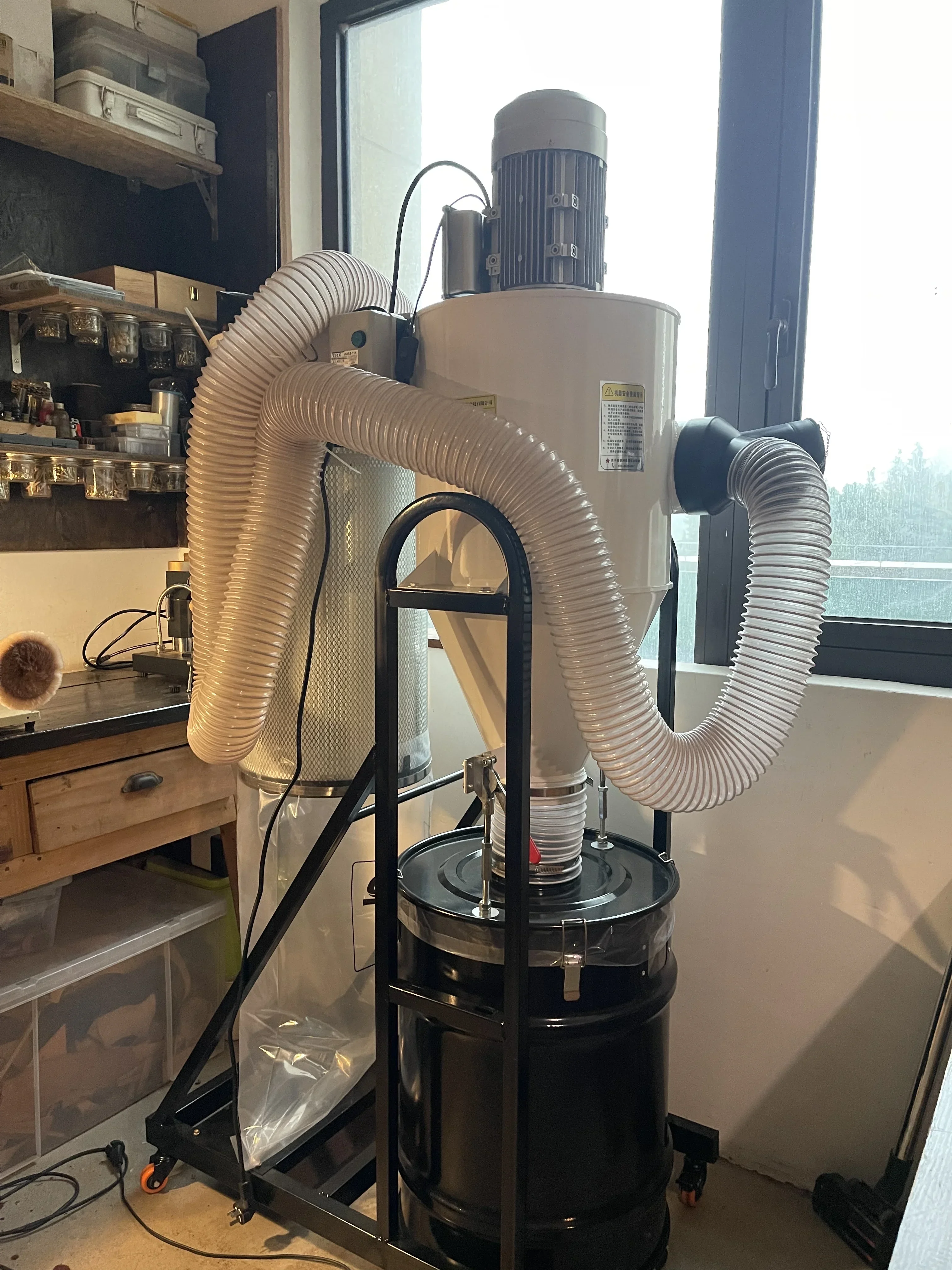 Long Service Life Industrial Dust Collecting Machine for Wood  Furniture Workshop
