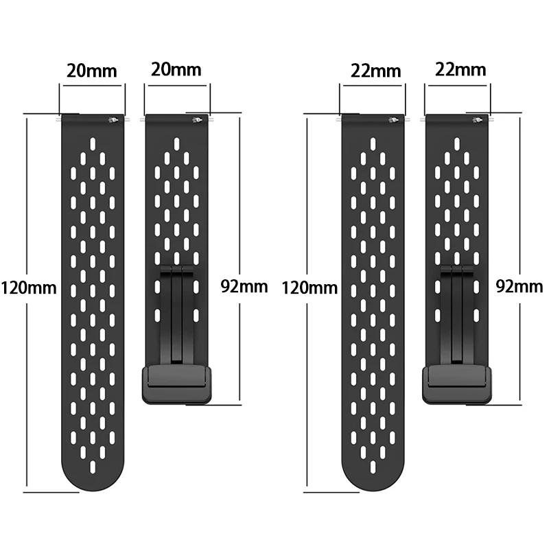 20mm 22mm Silicone Strap For Huami Amazfit GTS 4/2 Mini GTS 3 2e /Bip 3/Bip U Pro Smart Watch Band Amazfit BIP5/GTR 4 3 pro 47mm