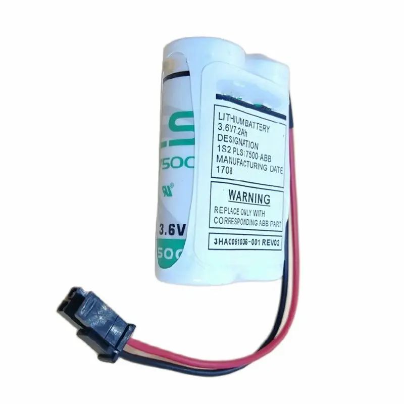 3HAC 051036 -001 Paquete de batería de iones de litio PLC CNC de 3,6 V 7200 mAh