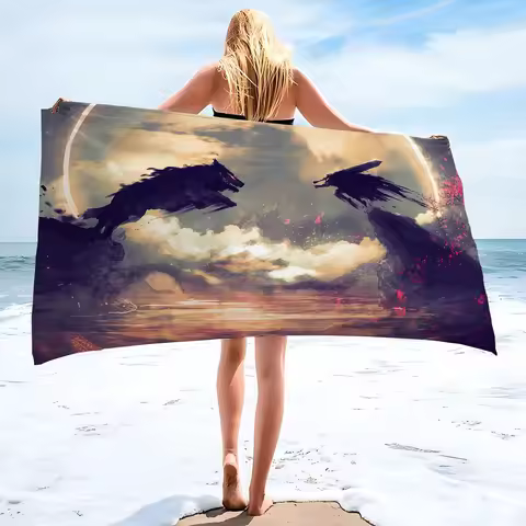 1pc BERSERK Towel Children's Beach Towel Summer Swimming Shower Towel Bathroom Supplies