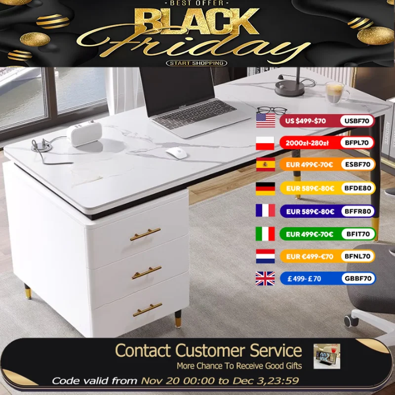 

Large Drawer Gaming Computer Table Home Set Wide Storage Gaming Computer Desks Study Office Writing Escritorio Gaming Furniture