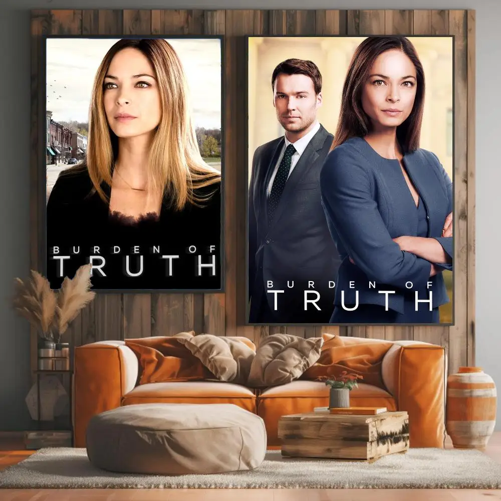 tv series B-Burden of Truth-H Painting Calligraphy Artwork for Living Room Bedroom Office Home Decor