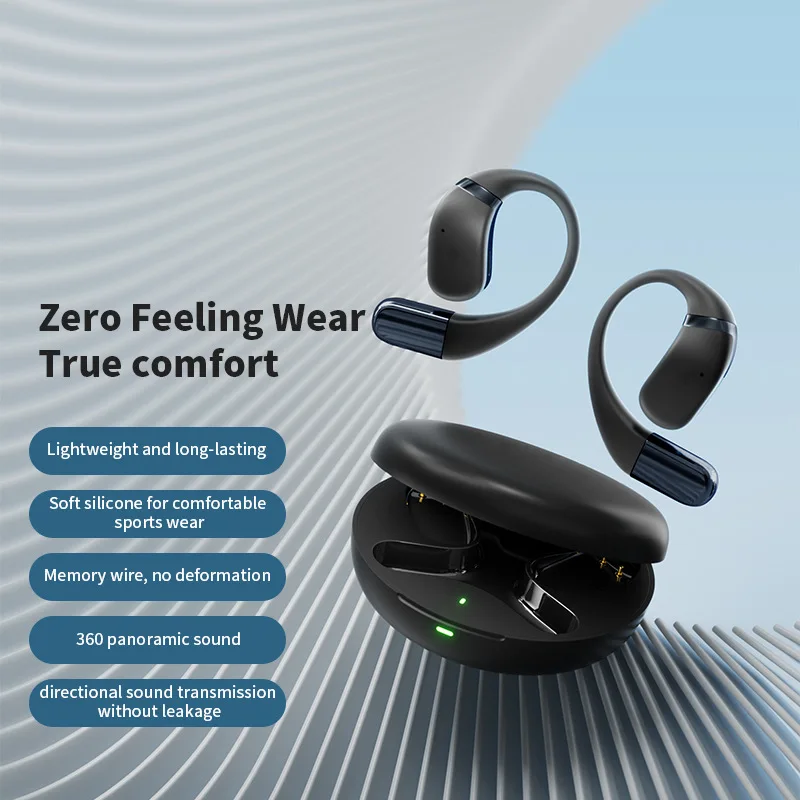 Comfortable to wear without   going into the ear   Immersive surround sound experience