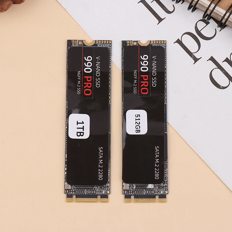 

。New 1pc For 990PRO980NGFF.M.2 Expansion Upgrade 512GB/1TB High-speed Transmission SATA3.0 Protocol Built-in Solid State Drive