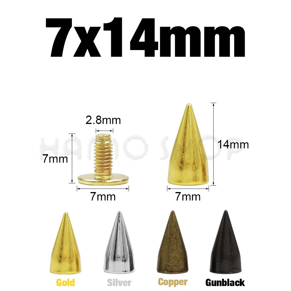 Variant: 50 peças 7x14mm