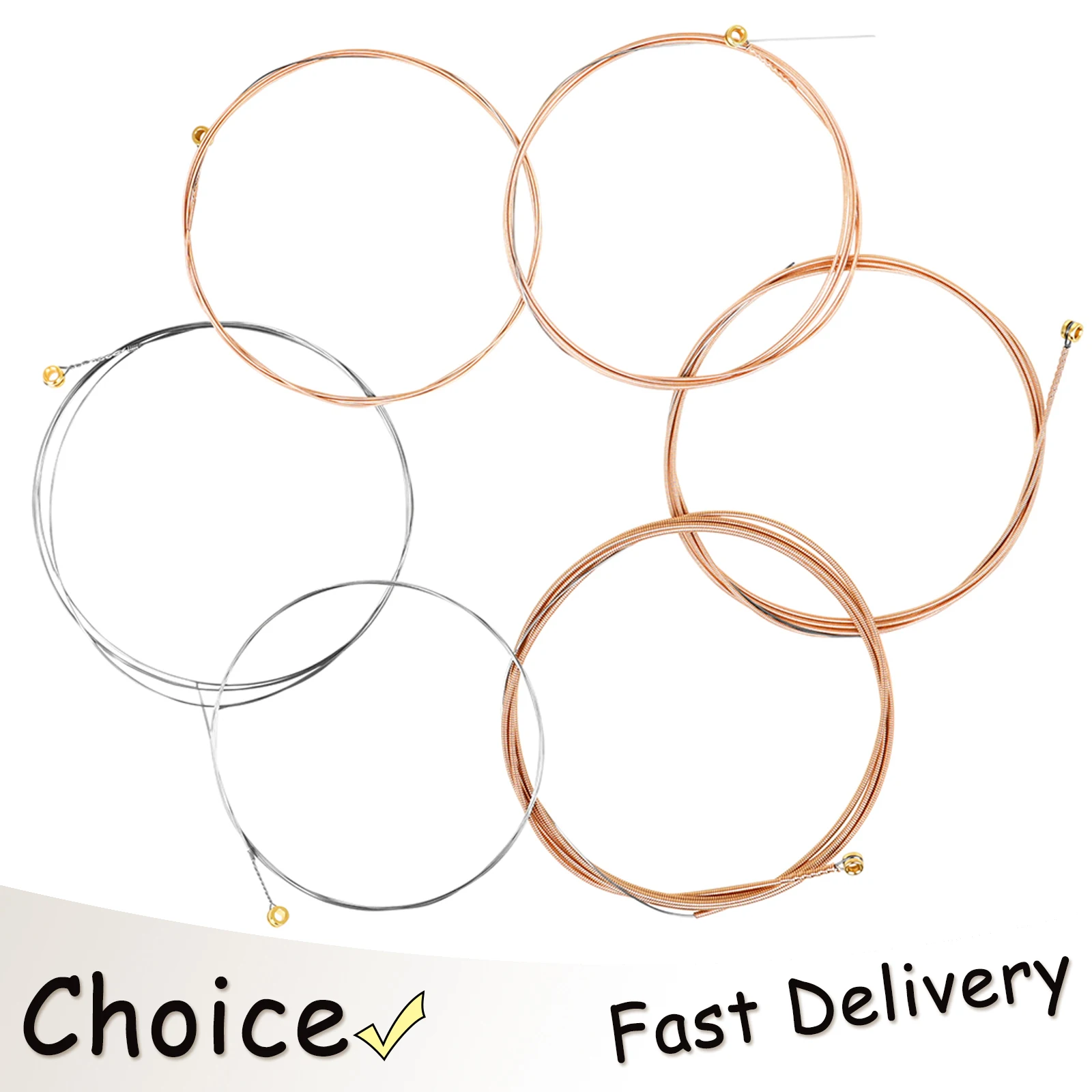 IRIN A331 Acoustic Guitar Strings Hexagonal Alloy PVD Coated High Carbon Steel Core 6-String Folk Guitar Strings Guitar Parts