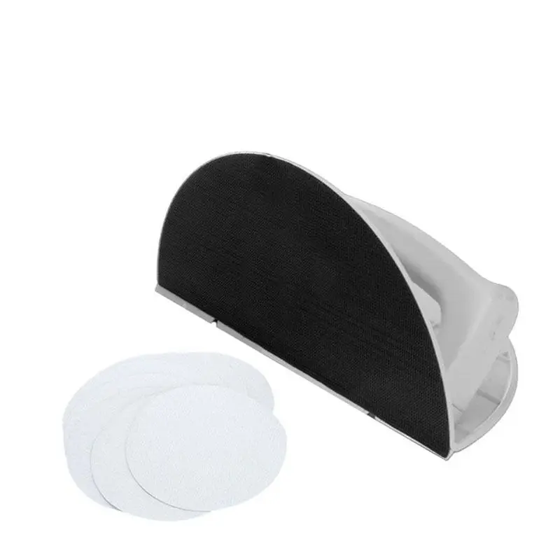 

Шлифовальный инструмент ABVC для углов гипсокартона, для полукруглых и прямых углов, 10 шт. шлифовальных листов для очистки и полировки углов стен