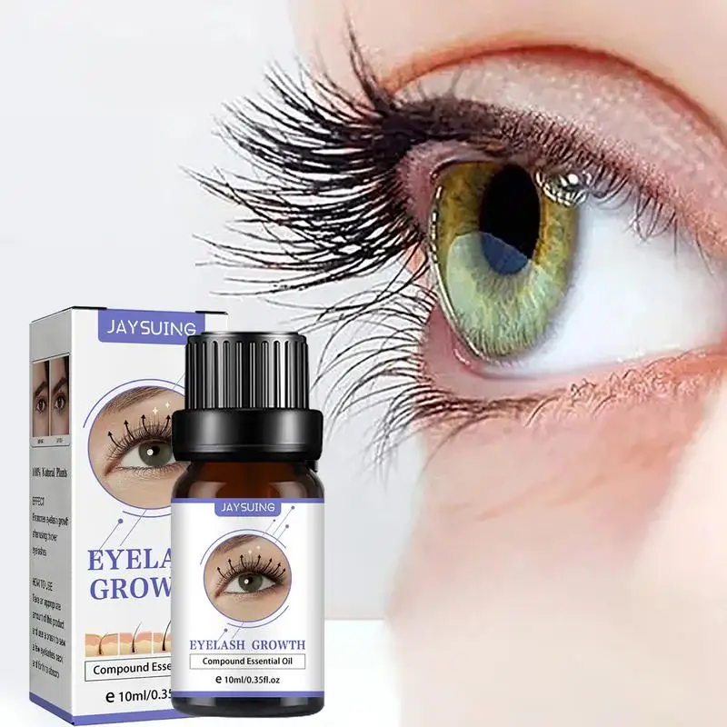 Wimpergroei Serum Hydraterende Wimper Voedende Essentie Voor Wimpers Enhancer Verlenging Dikker 10Ml