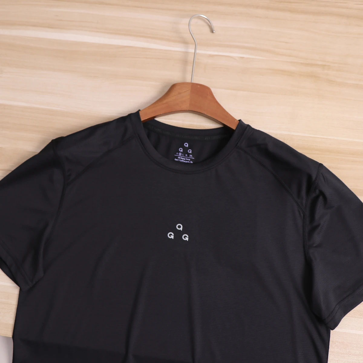 Reflective Print Lightweight Quick Dry High Elasticity Moisture Wicking Short Sleeve T-Shirt for Running Fitness Sports Men's...