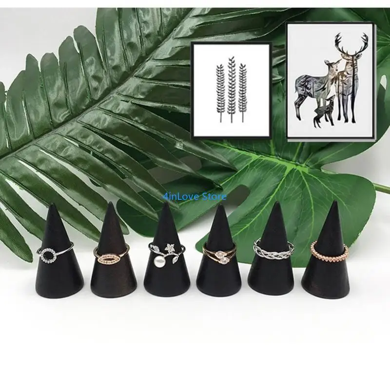 T4MD 5PCS مخروط حلقات الحلق