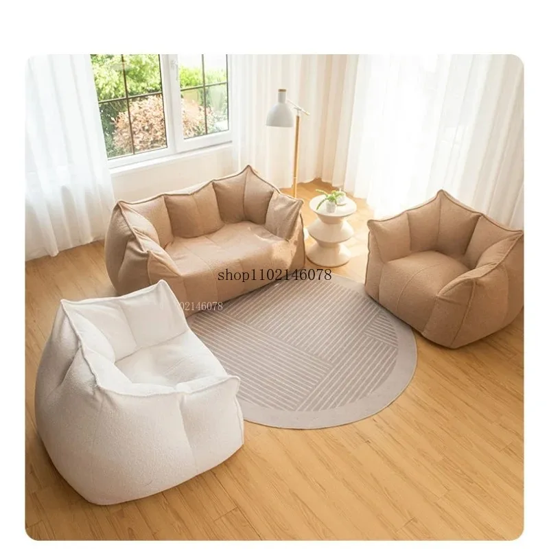 2 Seat Sofas Lazy Sofa Nordic Single Sofa Living Room Balcony Leisure Bedroom Small Apartment Double Small Sofas Home Furniture